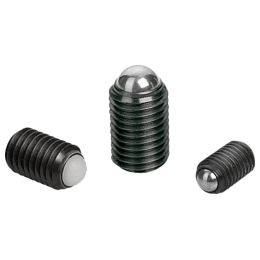 Ball Pressure Screws without head 
with full ball