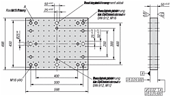 GRID PLATE498X598X50