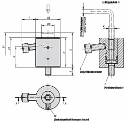 WORK SUPPORT CYLINDER M6