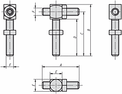 MINI ADJUSTABLE STOP  M8