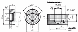 RECEIVER BUSHING FORM BD=13, L=11,6