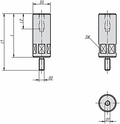 JOINT BAR  M8, L=32