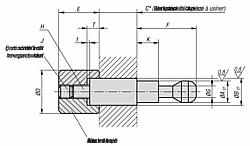 CLAMPING PIN D=12 (HEAVY)L=100