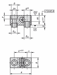 REMOVABLE TOP ATTACHMENT BLOCKFOR CONNECTING BOLTS