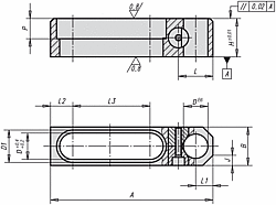 SLIDING ATTACHMENT BLOCKFOR FIXING BOLTS