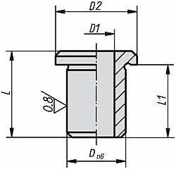 CENTRING BUSH WITH COLLAR