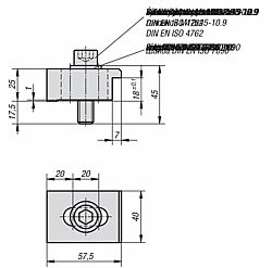 [-de-] ZERO LOCK SPANNPRATZE ZU AUFBAUSPANNER