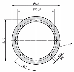 [-de-] ZERO LOCK ABSTIMMSCHEIBE