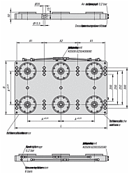 [-de-] ZERO LOCK SPANNPLATTEN 6-FACH MIT EINBAUSPANNER AUSSEND. 129MM