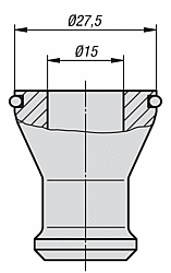 [-de-] ZERO LOCK VERSCHLUSSZAPFEN