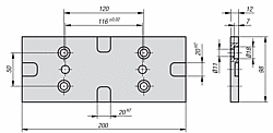 [-de-] GRUNDPLATTE                  ZS 80 ZU ZENTRISCH-SPANNER ZS 80